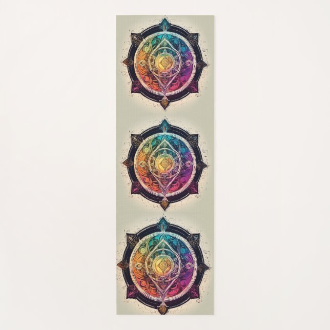 "Sacred Asana Mat" Yogamatte (Vorderseite)