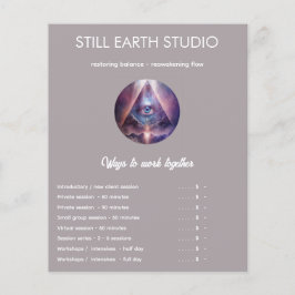 Sacred Axis | Third Eye Design Flyer