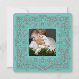 Sacred Baby Baptisc Danke, Flachkarte Custom Dankeskarte