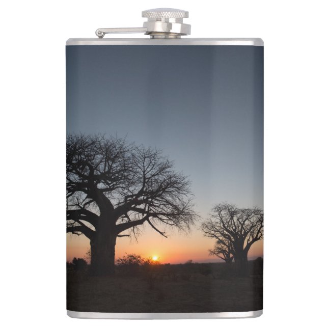 Sacred Baobabs Flachmann (Vorderseite)