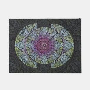 Sacred Bloom Mandala Fußmatte