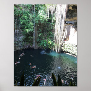 Sacred Blue Cenote, Ik Kil, Mexiko #2 Poster