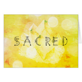 *** SACRED Bright Yellow Gold Green