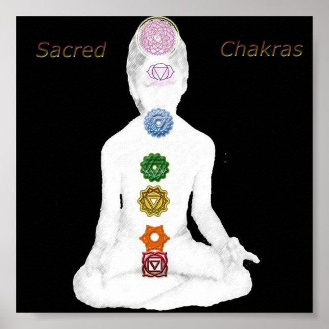 Sacred Chakras Poster (Vorne)
