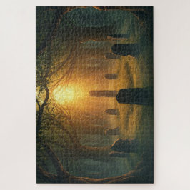 Sacred Druid Circle Jigsaw Puzzle
