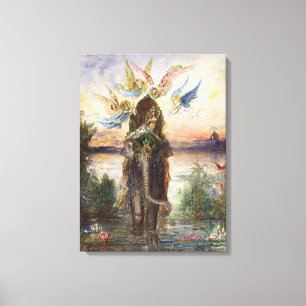 Sacred Elephant (Péri) von Gustave Moreau Leinwanddruck
