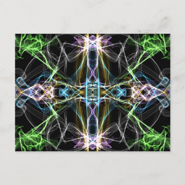 Sacred_Geo_Fraktal_2 Postkarte (Vorderseite)