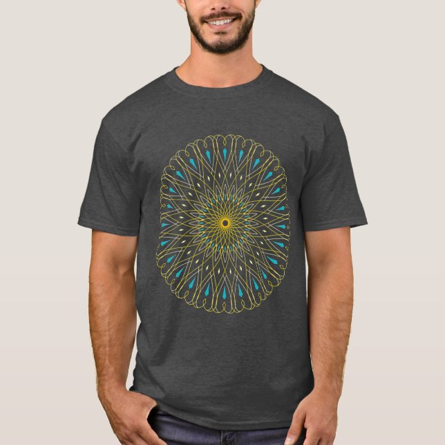 Sacred Geometry Mandala (2) T-Shirt (Vorderseite)