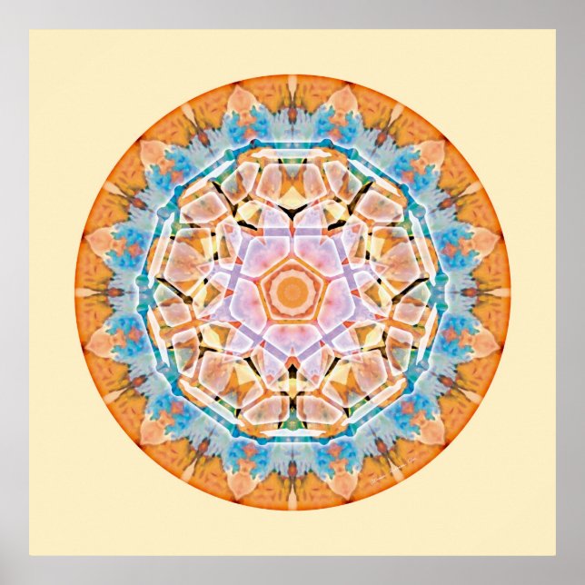 Sacred Geometry Mandala 5 Poster (Vorne)