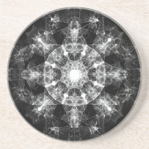 Sacred Geometry Sandstone Untersetzer