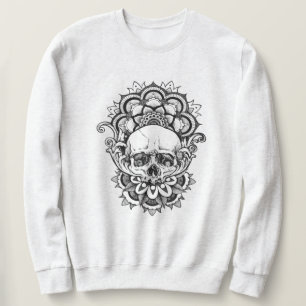 Sacred Geometry Skull Sweatshirt