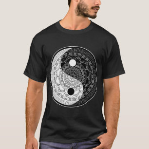 Sacred Geometry Yin Yang Dala T-Shirt