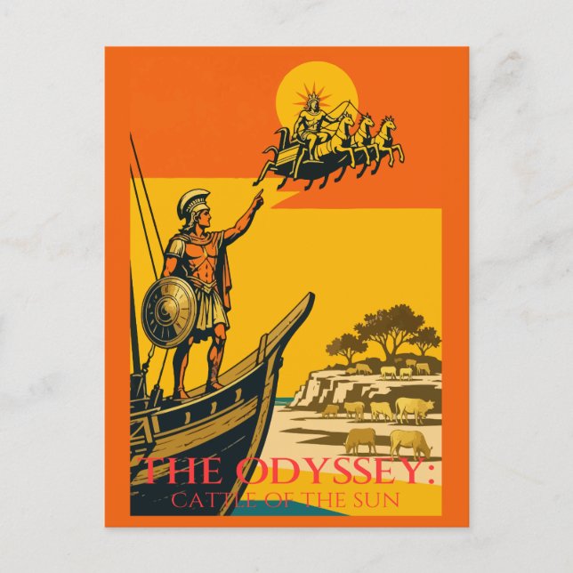 Sacred Golden Herd Postkarte (Vorderseite)