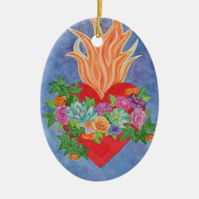 Sacred Heart Decoration oder Weihnachtsschmuck (Vorne)