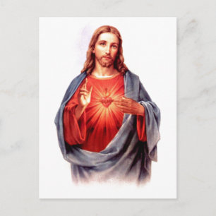 Sacred Heart of Jesus Postkarte