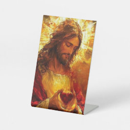 Sacred Heart of Jesus  Sockelschild