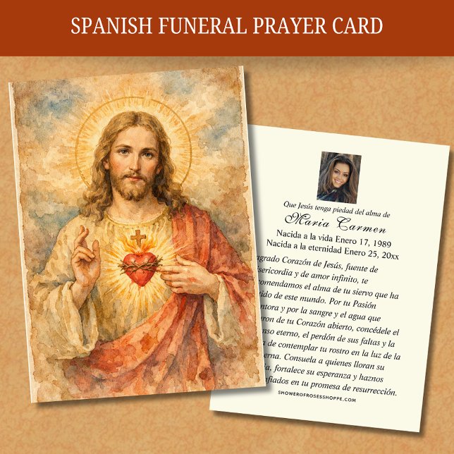 Sacred Heart of Jesus  Spanish Funeral Prayer (Von Creator hochgeladen)
