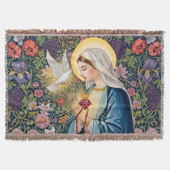  Sacred Heart of Mary, Devotion, Christian Art Decke (Vorderseite)