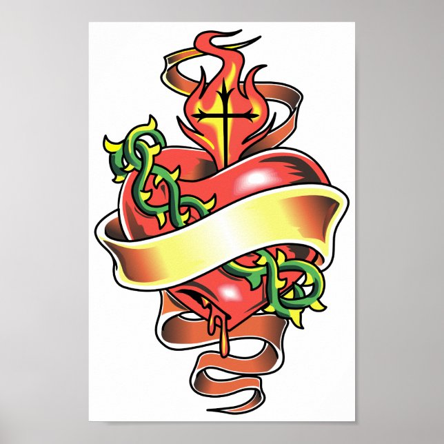 Sacred Heart Poster (Vorne)