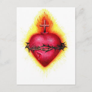 Sacred Heart Postkarte