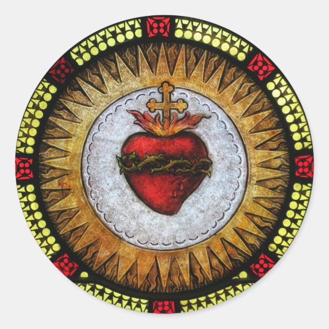 Sacred Heart Stickers (Vorderseite)