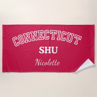 SACRED HEART UNIVERSITY PERSONALISIERTES STRANDTUC STRANDTUCH