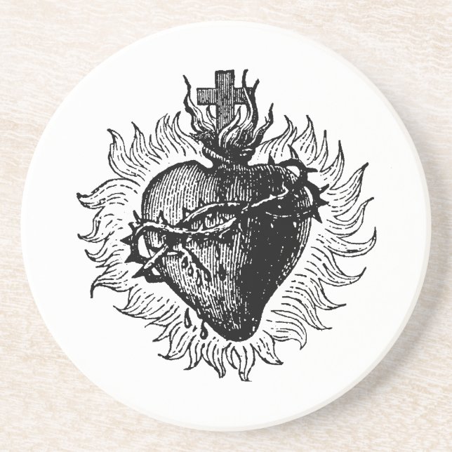 Sacred Heart Untersetzer (Vorne)