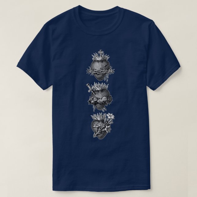 Sacred Hearts of the Holy Family T-Shirt (Design vorne)