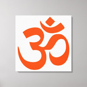 Sacred Om Symbol Leinwanddruck