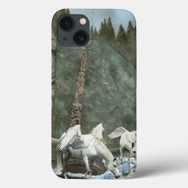 Sacred Pegasi Drinks von der Fantasy Art Case-Mate iPhone Hülle (Rückseite)