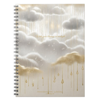 Sacred Rainlight Clouds Journal Notizblock