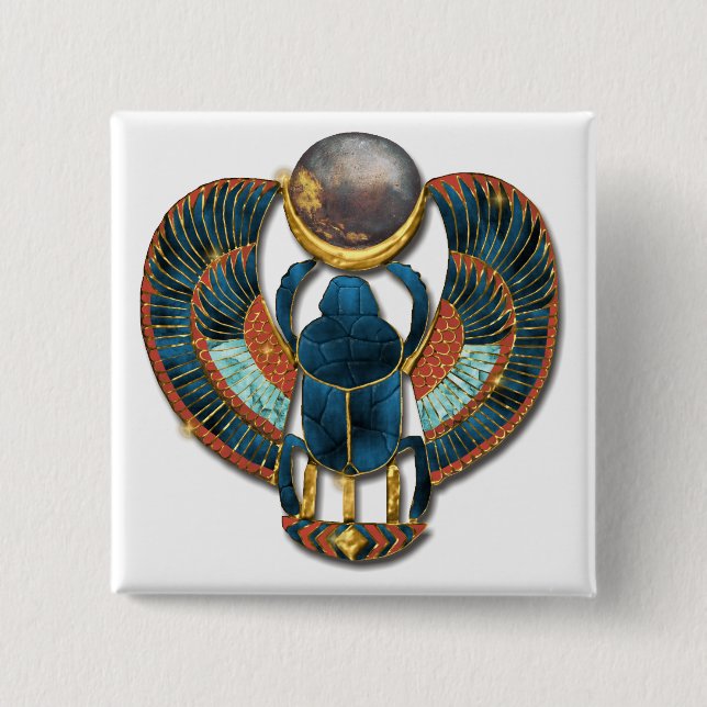 Sacred Scarab of King Tut Button (Vorderseite)