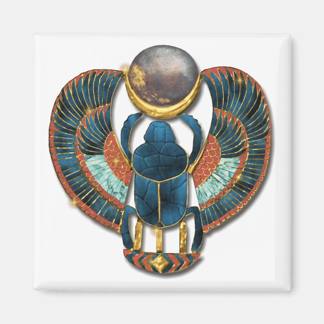 Sacred Scarab of King Tut Magnet (Vorne)