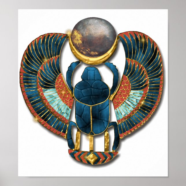 Sacred Scarab of King Tut Poster (Vorne)