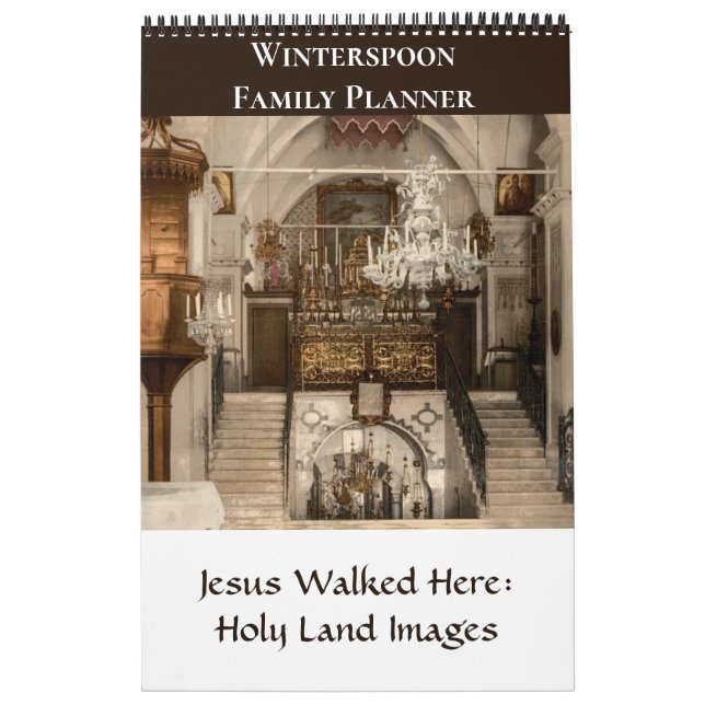 Sacred Sites in the Holy Land Calendar Kalender (Titelbild)