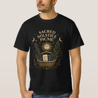 Sacred Solstice Picnic Litha T-Shirt