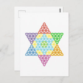 Sacred Star - Star of Life, 04/3D-CF. Postkarte