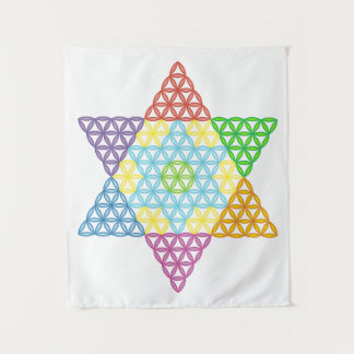 Sacred Star - Star of Life, 04/3D-CF. Wandteppich