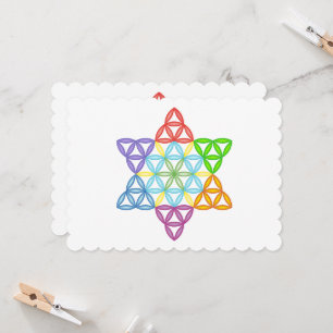 Sacred Star - Star of Life, 2/3D-CF. Einladung