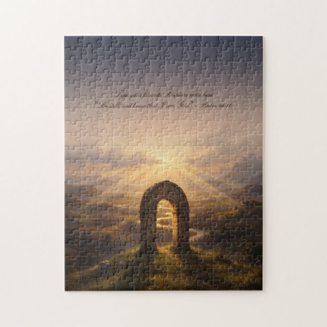 Sacred Stone Arch Sunset Jigsaw Puzzle (Vertikal)