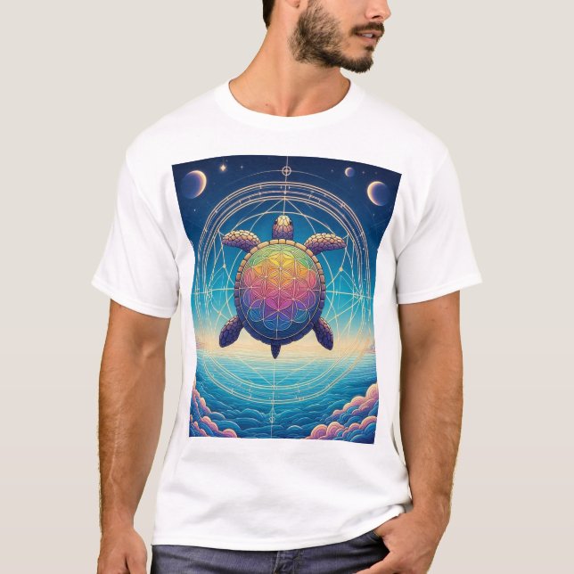 Sacred turtle  slow and steady wins the race! T-Shirt (Vorderseite)