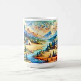 Sacred Valley Symbolic Daily Ritual Design Kaffeetasse
