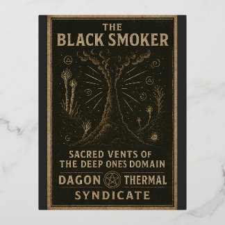 Sacred Vents of the Deep One's Domain – Dagon Ther Folien Feiertagspostkarte