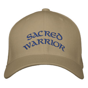 SACRED WARRIOR BESTICKTE KAPPE