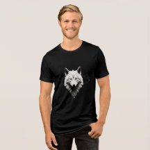 Sacred White Wolf – Geometric Spirit Design