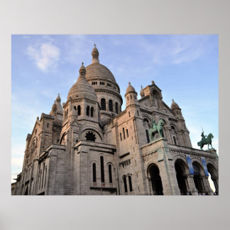 Sacro Coeur Sacro Heart Basilica Paris Frankreich Poster