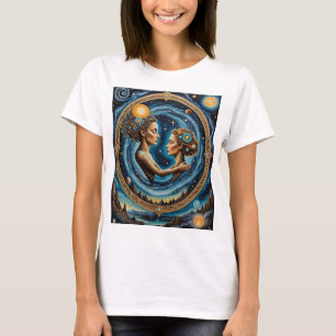 Sacro Cosmic Mirror Goddess Shirt