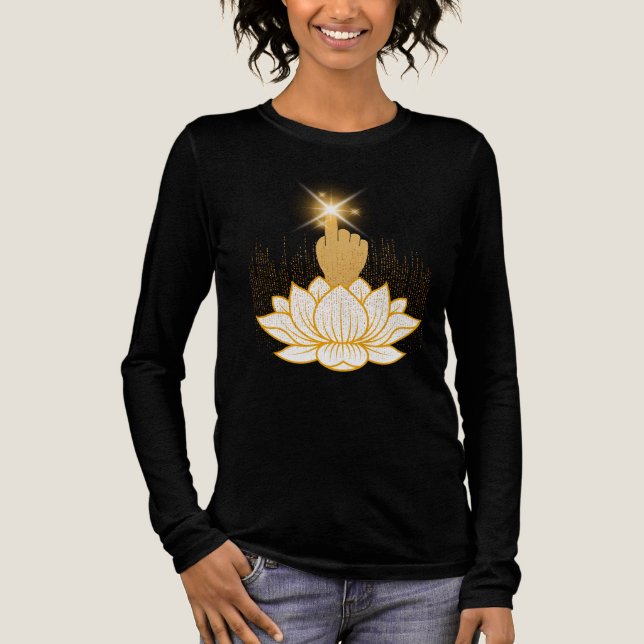 Sacro Hand Lotus Tri-Blend Shirt (Vorderseite)