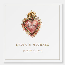 Sacro Heart Baroque Wappen | Monografische Hochzei