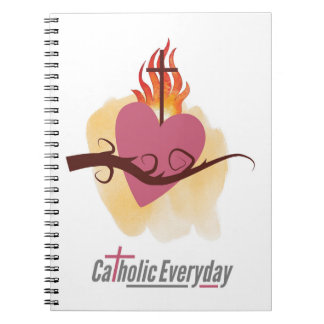 Sacro Heart Notebook von Katholic Everyday Notizblock